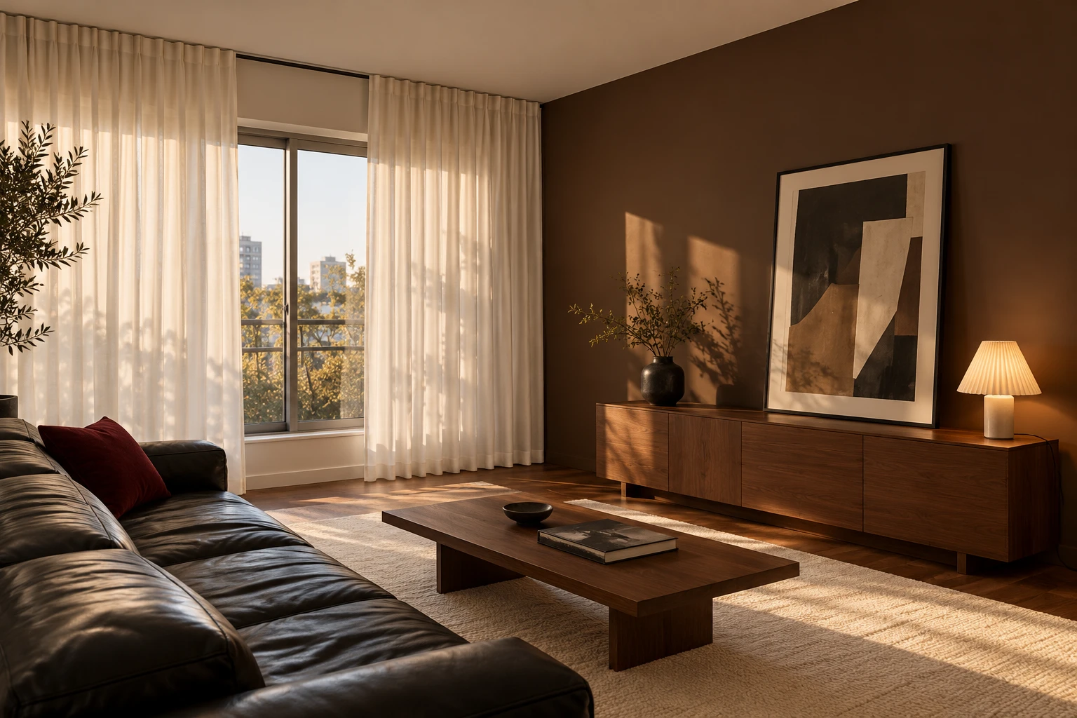 Illustrative artwork for After Dark: The $349 Living-Room Makeover